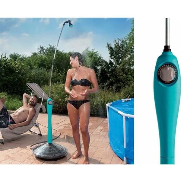 Solardusch för pool GF Sunny Style - Blå - Med blandare och integrerat vattentank
