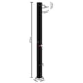 Miniatyrbild 3 av 4: LARS360 Black Solar Garden Shower System 35 L Vattentemperatur upp till 60°C för trädgårdar, simbassänger, stränder