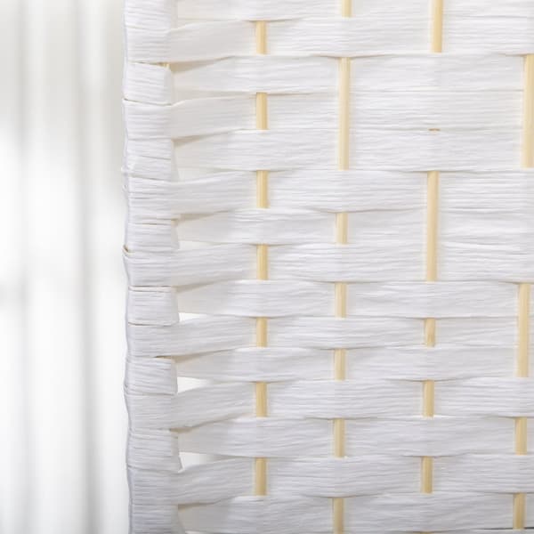 Rootz 4 Panel Folding Room Divider - Privatlivsskærm - Træpartition - Holdbart design - 160 x 170 cm
