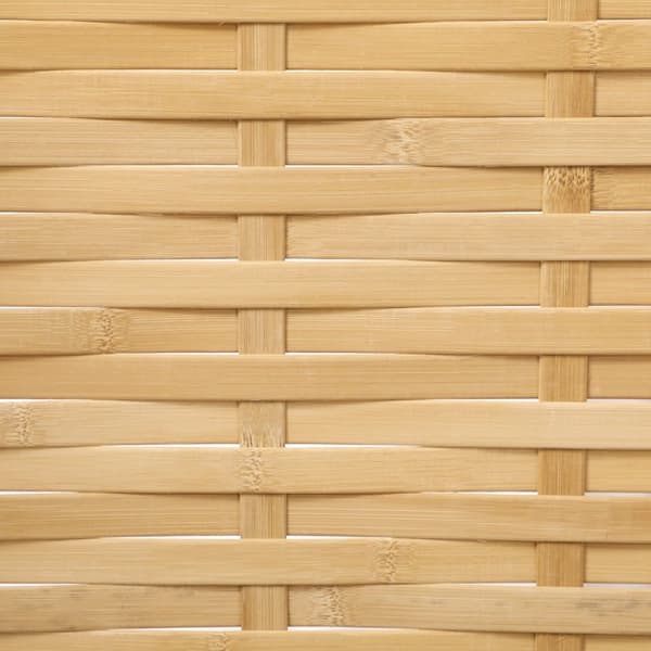 Rootz 4 -delt værelse Divider - Privatlivsskærm - Bambuspartition - Natural Style - Foldbar og rumbesparende - 160 cm x 170 cm
