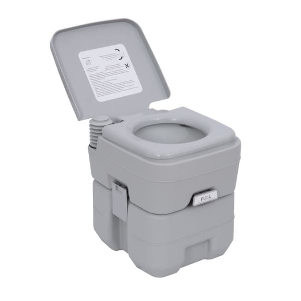 Rootz Portable Camping Toilet - Mobil toilet - Rejse toilet - Hygiejnisk komfort - 38 cm x 38 cm x 45 cm