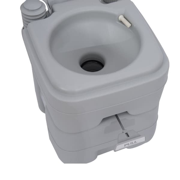 Rootz Portable Camping Toilet - Mobil toilet - Rejse toilet - Hygiejnisk komfort - 38 cm x 38 cm x 45 cm