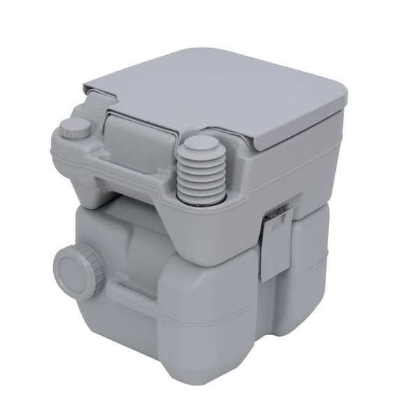 Rootz Portable Camping Toilet - Mobil toilet - Rejse toilet - Hygiejnisk komfort - 38 cm x 38 cm x 45 cm
