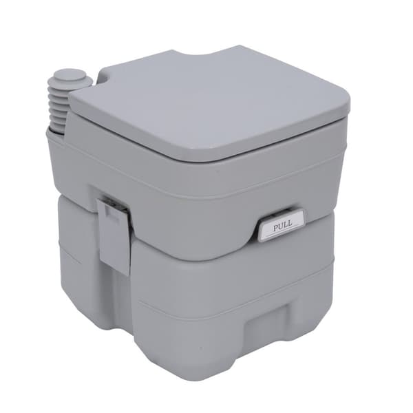 Rootz Portable Camping Toilet - Mobil toilet - Rejse toilet - Hygiejnisk komfort - 38 cm x 38 cm x 45 cm