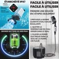 Miniatyrbild 3 av 4: INN campingdusch 5200 mAh uppladdningsbar elektrisk duschpump med temperaturdisplay och powerdisplay