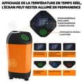 Miniatyrbild 3 av 4: INN Campingdusch 0,9 kg Intelligent Digital Display Temperaturmätningspump Elektrisk duschpump Rechargea