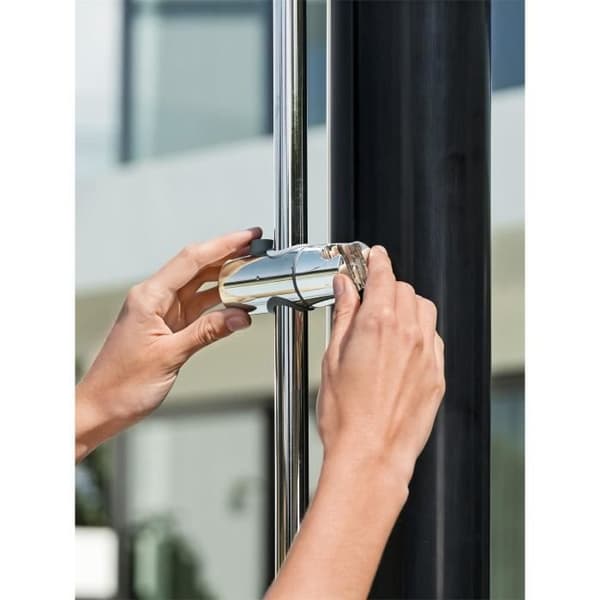 Solardusch - BESTWAY - SolarFlow - 20L - Rostfritt stål - Svart