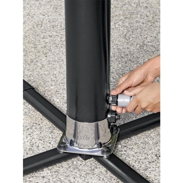 Solardusch - BESTWAY - SolarFlow - 20L - Rostfritt stål - Svart