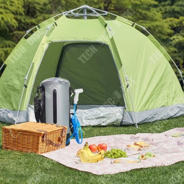 TD® Outdoor Solar Badväska Bärbar Bad Dusch Utomhusutrustning Camping Bergsbestigning Dual Interface Design