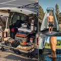 Miniatyrbillede 3 af 6: Lollanda bærbar foldbar campingbrusebase – perfekt til udendørs bruser, brusetelt, camping, autocamper, kæledyrsbad