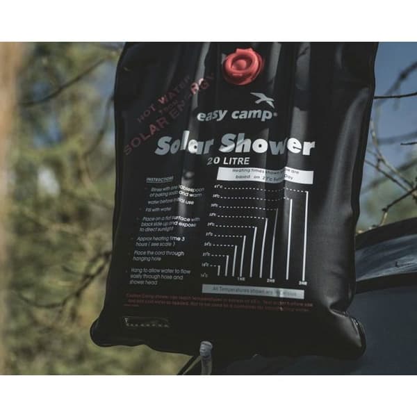 Solardusch - solarduschhandtag Outwell Bärbar solardusch för camping, svart |