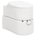 Miniatyrbilde 1 av 11: vidaXL Integrert campingtoalett hvit 24+17 L HDPE og emalje