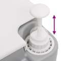 Miniatyrbilde 6 av 10: vidaXL Bærbart campingtoalett grå og hvit 10+10 L HDPE