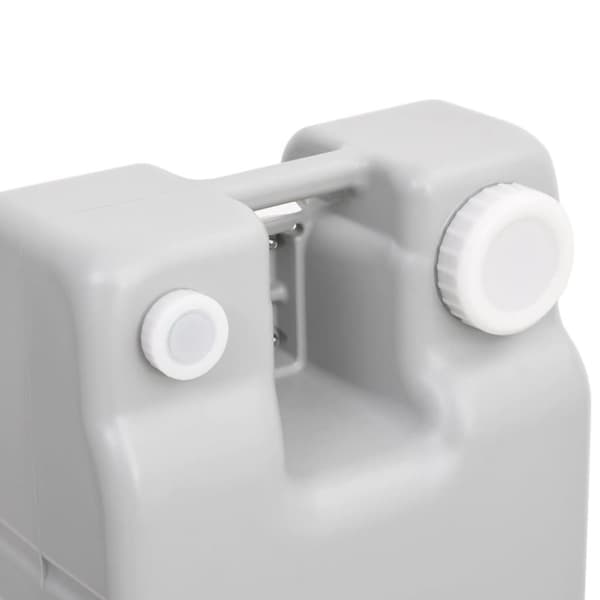 vidaXL Vanntank med hjul for camping 75 L grå