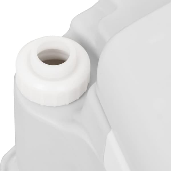 vidaXL Bærbar vanntank med adapter 24 L grå