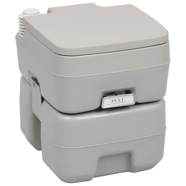 vidaXL transportabelt campingtoilet og vandbeholder