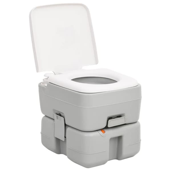 vidaXL transportabelt campingtoilet og vandbeholder