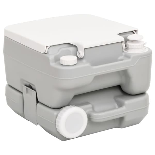 vidaXL transportabelt campingtoilet og vandbeholder
