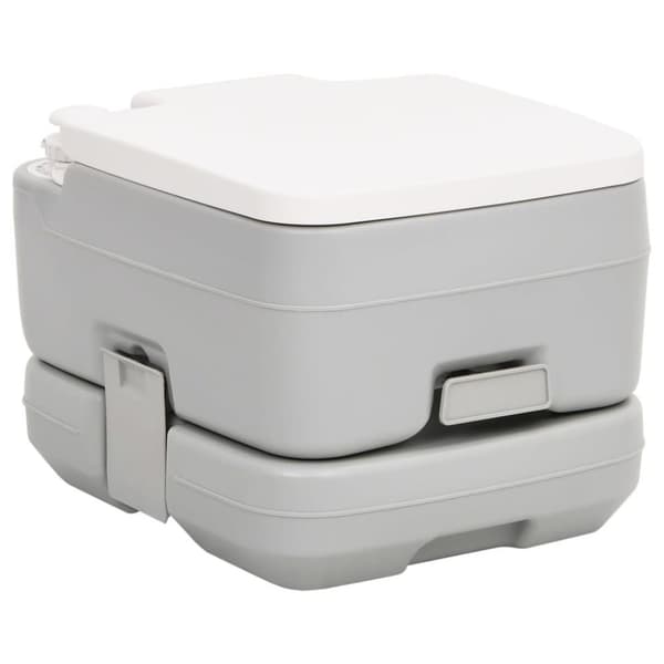 vidaXL transportabelt campingtoilet og vandbeholder