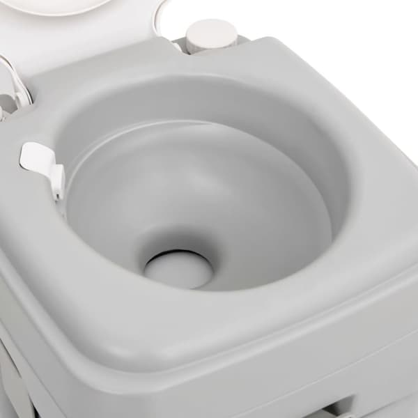 vidaXL transportabelt campingtoilet og vandbeholder