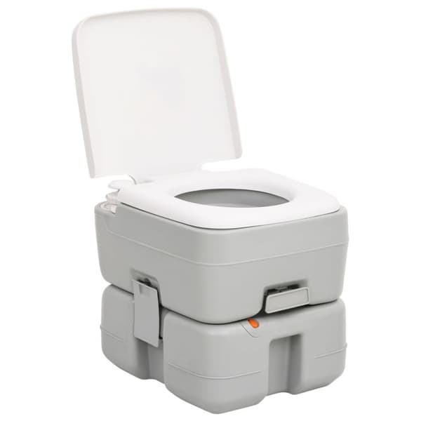 vidaXL transportabelt campingtoilet og vandbeholder