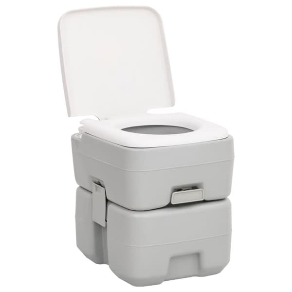vidaXL transportabelt campingtoilet og vandbeholder