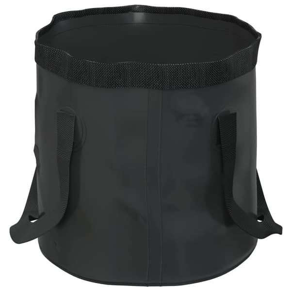 vidaXL foldbare spande 2 stk. 20 l PVC sort