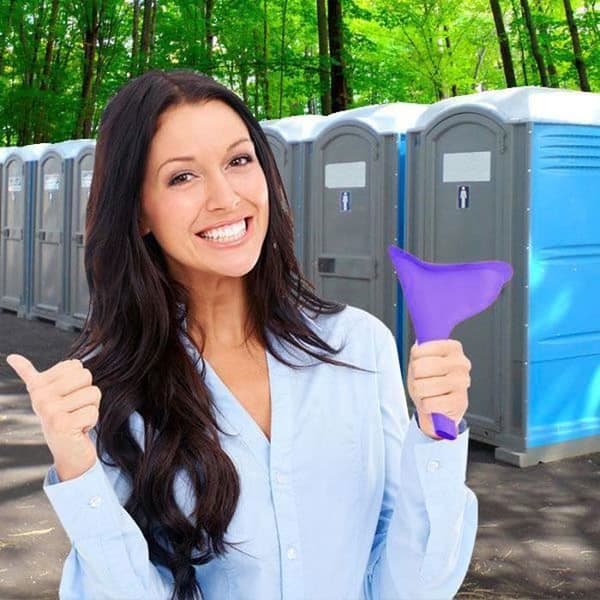 SHOP-STORY - Standing Piss Kvinnlig Pocket Urinal Bärbar Urinal för kvinnor låter dig kissa stående i Camping kzq