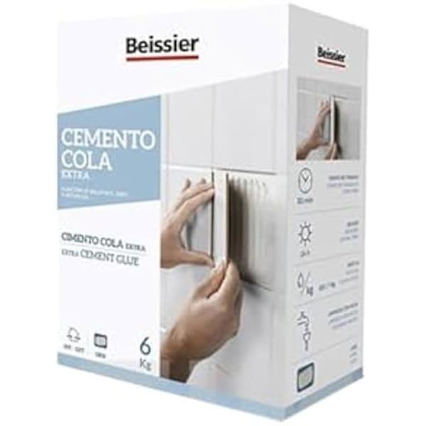 Pulveriserat cementlim - BEISSIER - M74812 - 6 kg - Skopa - Specifika användningsområden