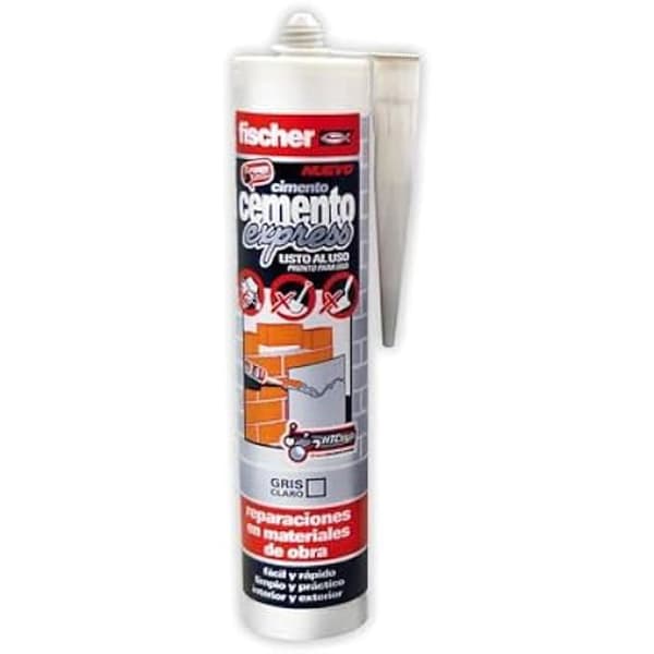 Fischer Cementförsegling/lim Ljusgrå 310 ml - FISCHER