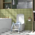 Miniatyrbillede 2 af 9: Toilettræner til Børn, ZONEKIZ, 67.9x42.8x51.5 cm, Blå og Hvid