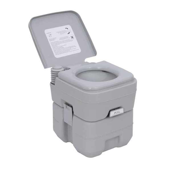 Bærbar Camping Toilet, Aosom, 38x38x45 cm