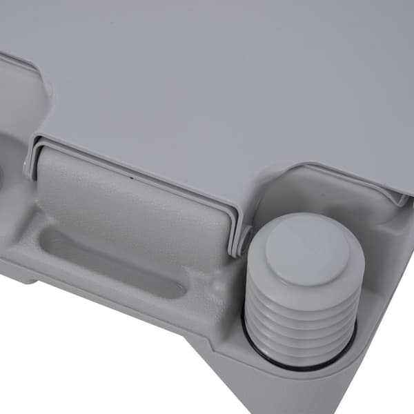 Bærbar Camping Toilet, Aosom, 38x38x45 cm