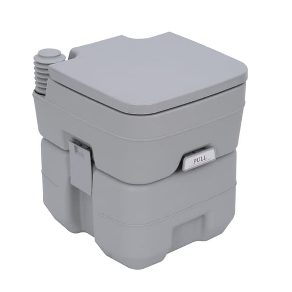 Bærbar Camping Toilet, Aosom, 38x38x45 cm