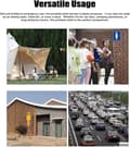 Pikkukuva 6 / 9: Lollanda kannettava retkeily-wc kannella – taitettava hätäkäymälä, kantavuus 150 kg, täydellinen automatkoihin, retkeilyyn, sisä-/ulkokäyttöön