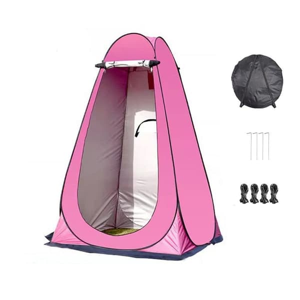 Lollanda Pop-up Telt Omklædningsrum – Stående Campingtelt til bad, toilet eller omklædning, Vandtæt og Bærbart Strandtelt