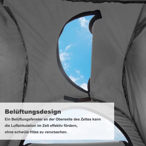 Lollanda Pop-up Telt Omklædningsrum – Stående Campingtelt til bad, toilet eller omklædning, Vandtæt og Bærbart Strandtelt