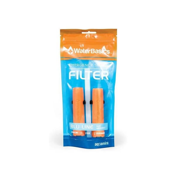 vattenfilter sugrör, AQUAMIRA WATERBASICS EMERGENCY STRAW FILTER 2-PACK