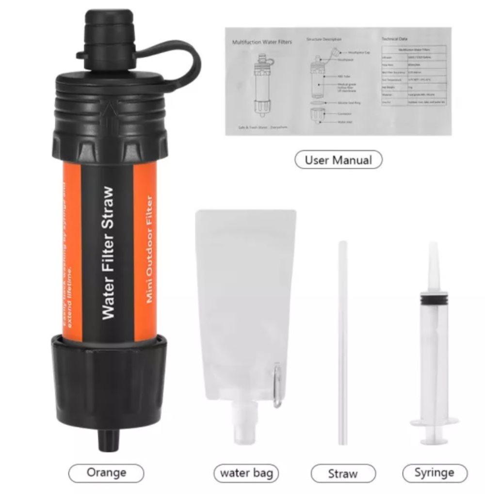 ORANGE, Vattenfilter, Mini vattenreningssystem, vattenreningsfilter