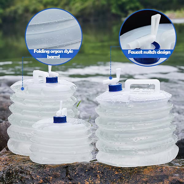 5/10/15L Collapsible Camping Emergency Water Storage Container Bag