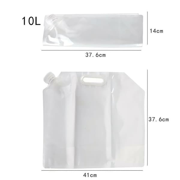 5/10L Collapsible Camping Emergency Water Storage Container Bag