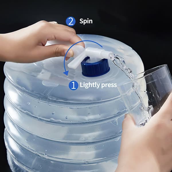 5/10/15L Collapsible Camping Emergency Water Storage Container Bag