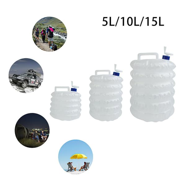 5/10/15L Collapsible Camping Emergency Water Storage Container Bag