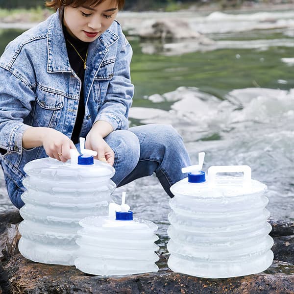 5/10/15L Collapsible Camping Emergency Water Storage Container Bag