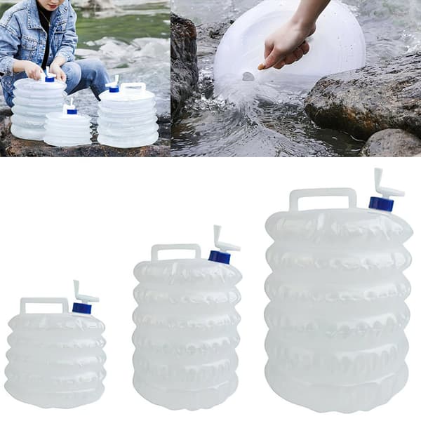 5/10/15L Collapsible Camping Emergency Water Storage Container Bag