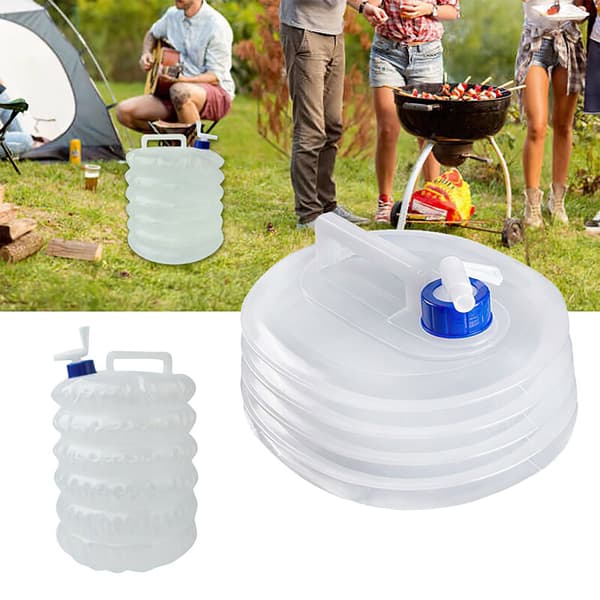 5/10/15L Collapsible Camping Emergency Water Storage Container Bag M