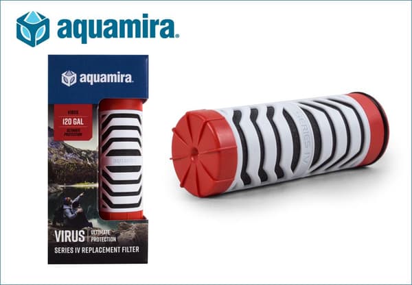 AQUAMIRA IV RED-LINE Worldwide Filter, nödfilter/resefilter vattenrening