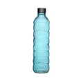 Miniatyrbillede 2 af 2: Flaske Versa 1,22 L Blå Glas Aluminium 8,5 x 33,2 x 8,5 cm