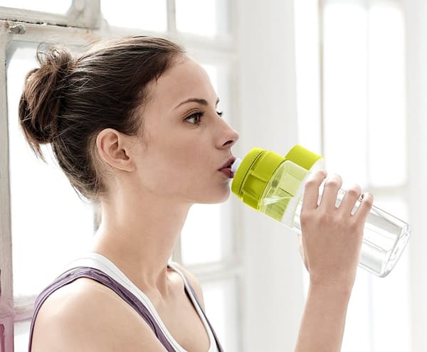 Filterflaske Brita Fill&Go Vital + 1 stk MicroDisc (0,6l; lime)