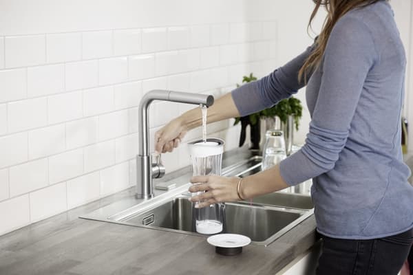 Vandfilterkaraffel Brita Fill&Serve Mind hvid & grafit LL CU CE
